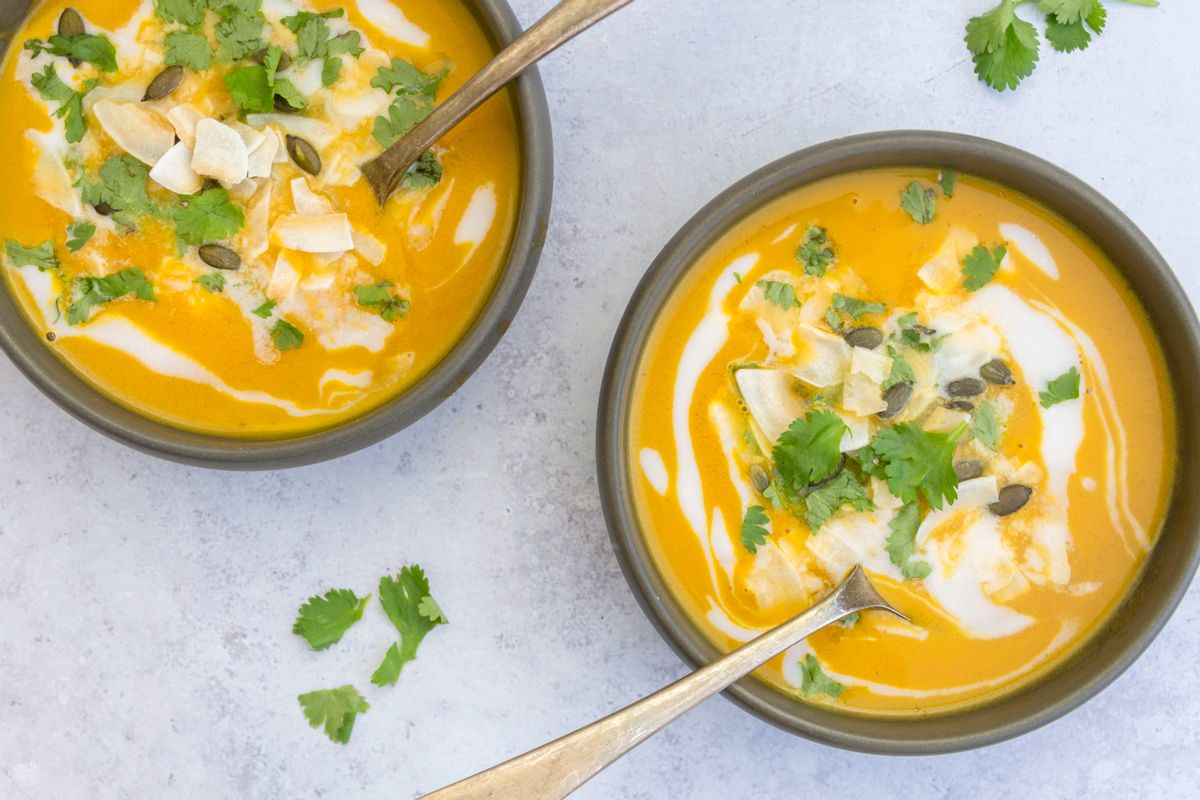 Low Carb Pumpkin and Coconut Soup