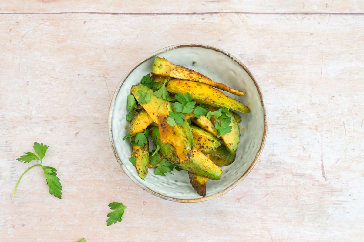 Keto Spicy Fried Avocado