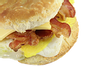 Egg, Cheese, And Bacon On English Muffin