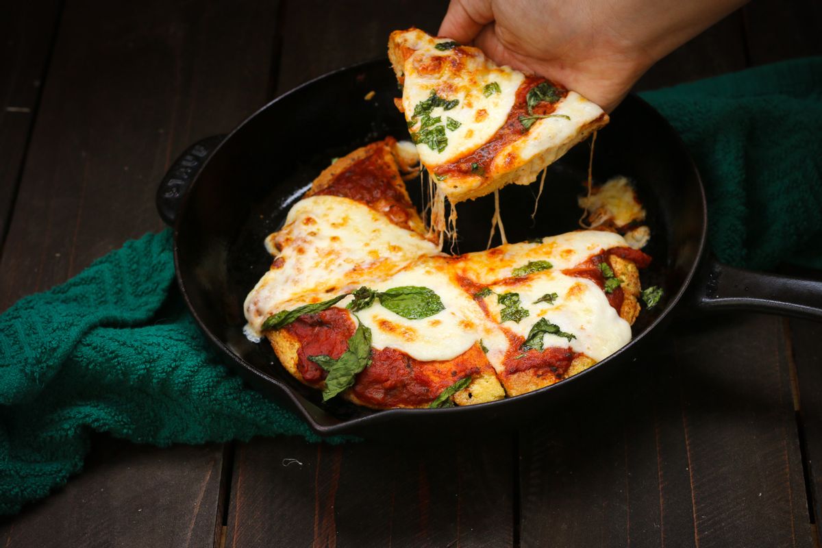 Keto-Friendly Cast Iron Pizza Crust 