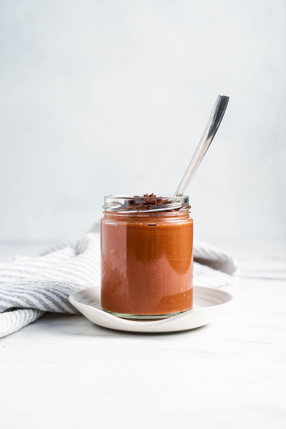 Low Carb Chocolate Pudding with Chopped Dark Chocolate