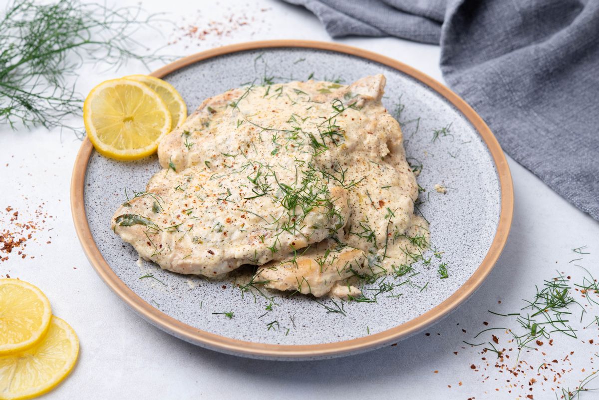 Easy One-Pan Creamy Keto Garlic Chicken