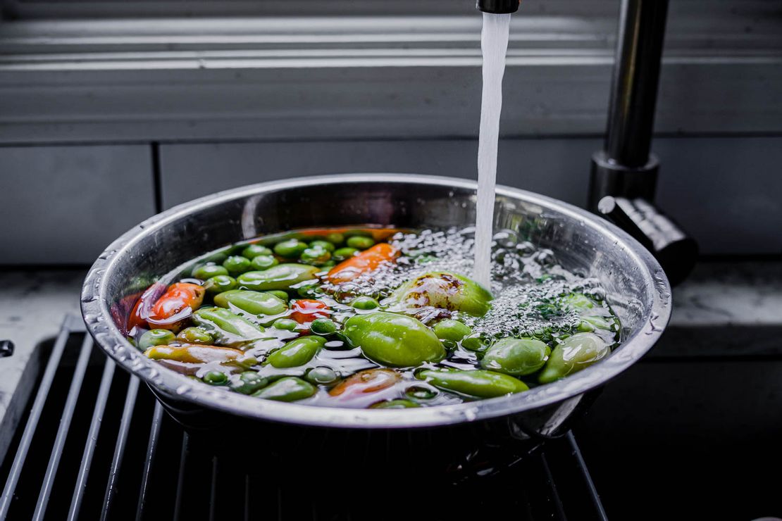 Keto Pickled Green Tomatoes