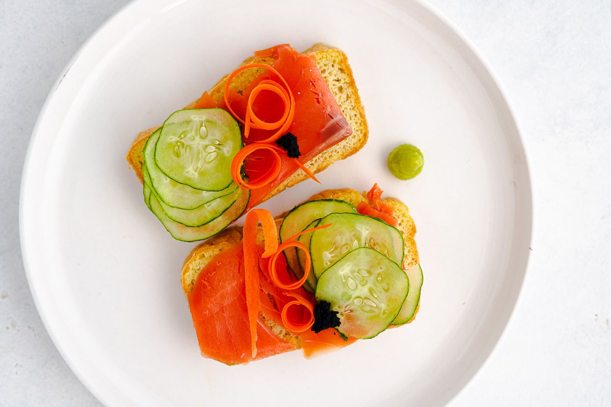 Keto Smoked Salmon Sushi Toast