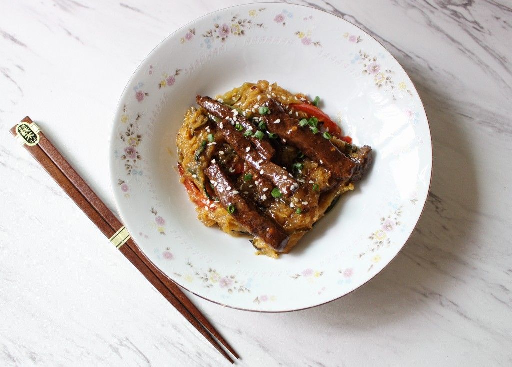 Low Carb Fried Beef Chow Mein