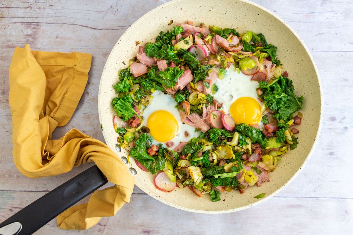 Keto Leftover Thanksgiving Ham Hash | Carb Manager