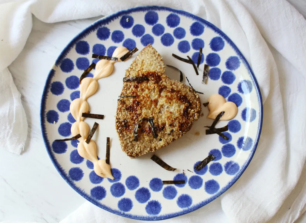 Keto Sesame Crusted Tuna w Spicy Mayo