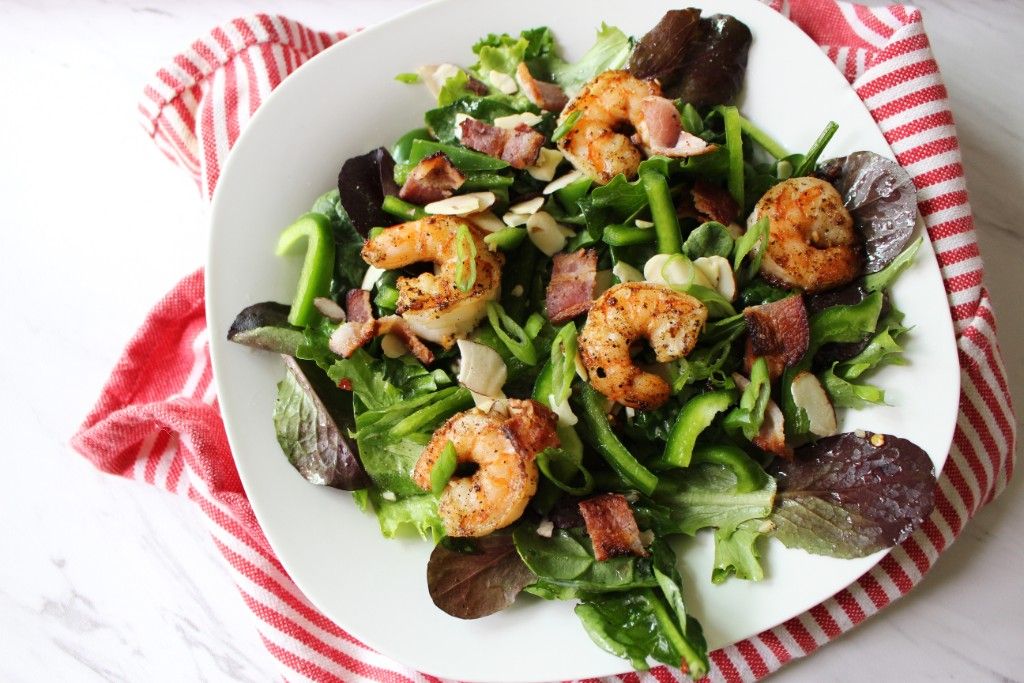 Low Carb Crunchy Thai Shrimp Salad