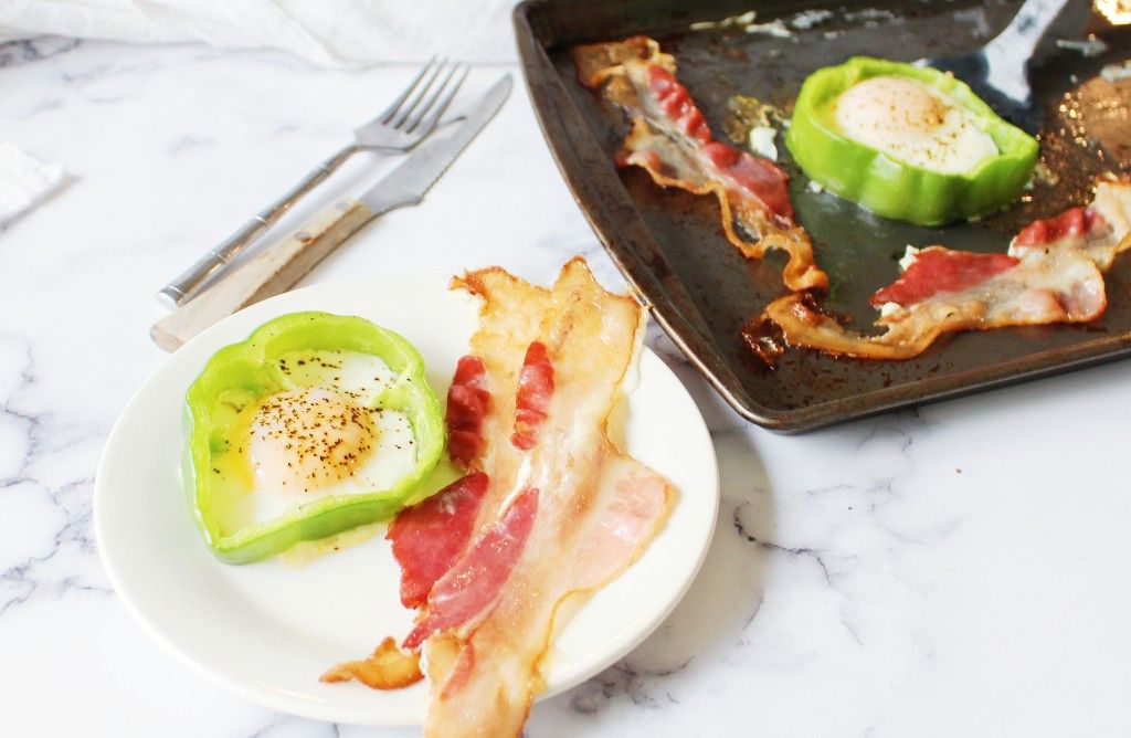 Keto Sheet Pan Eggs and Bacon