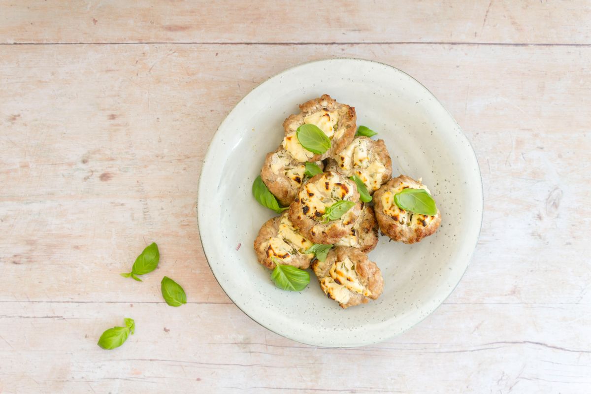 Keto Cream Cheese Filled Meatballs