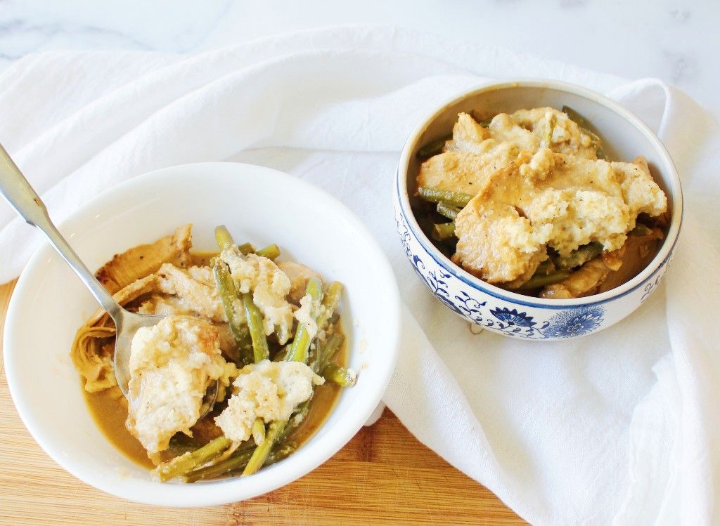 Low Carb Chicken and Dumplings