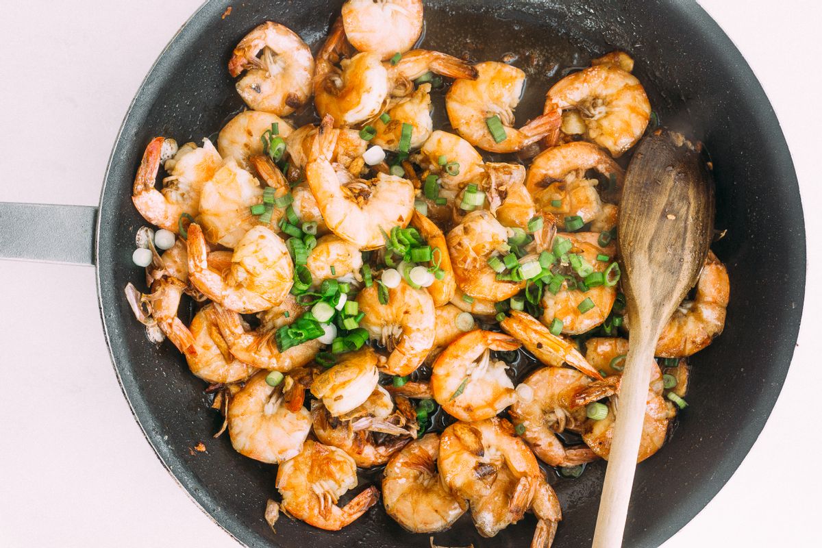 Keto Hawaiian Garlic Shrimp