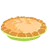 Pie crust, single layer, deep dish, frozen