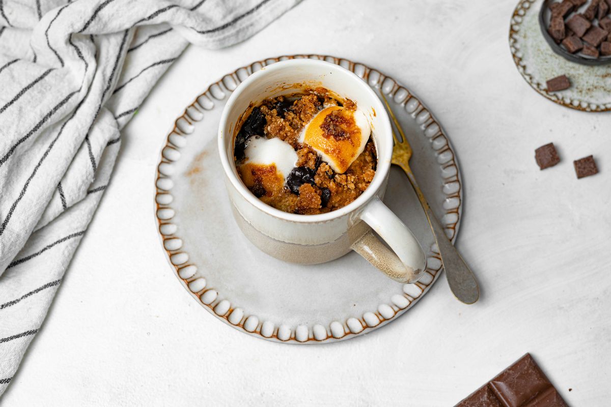 Keto S’more Mug cake