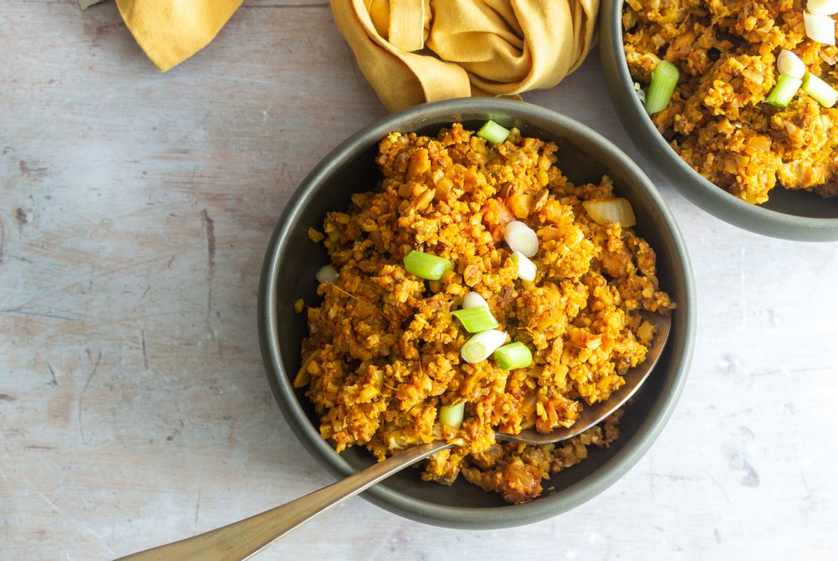 Low Carb Sardine Fried Rice