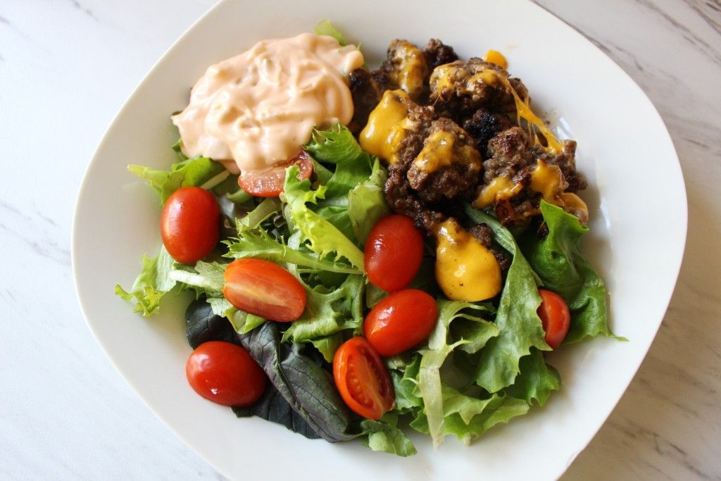 Keto Cheeseburger Salad