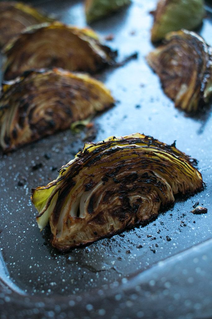 Low Carb Tangy Roasted Cabbage Wedges