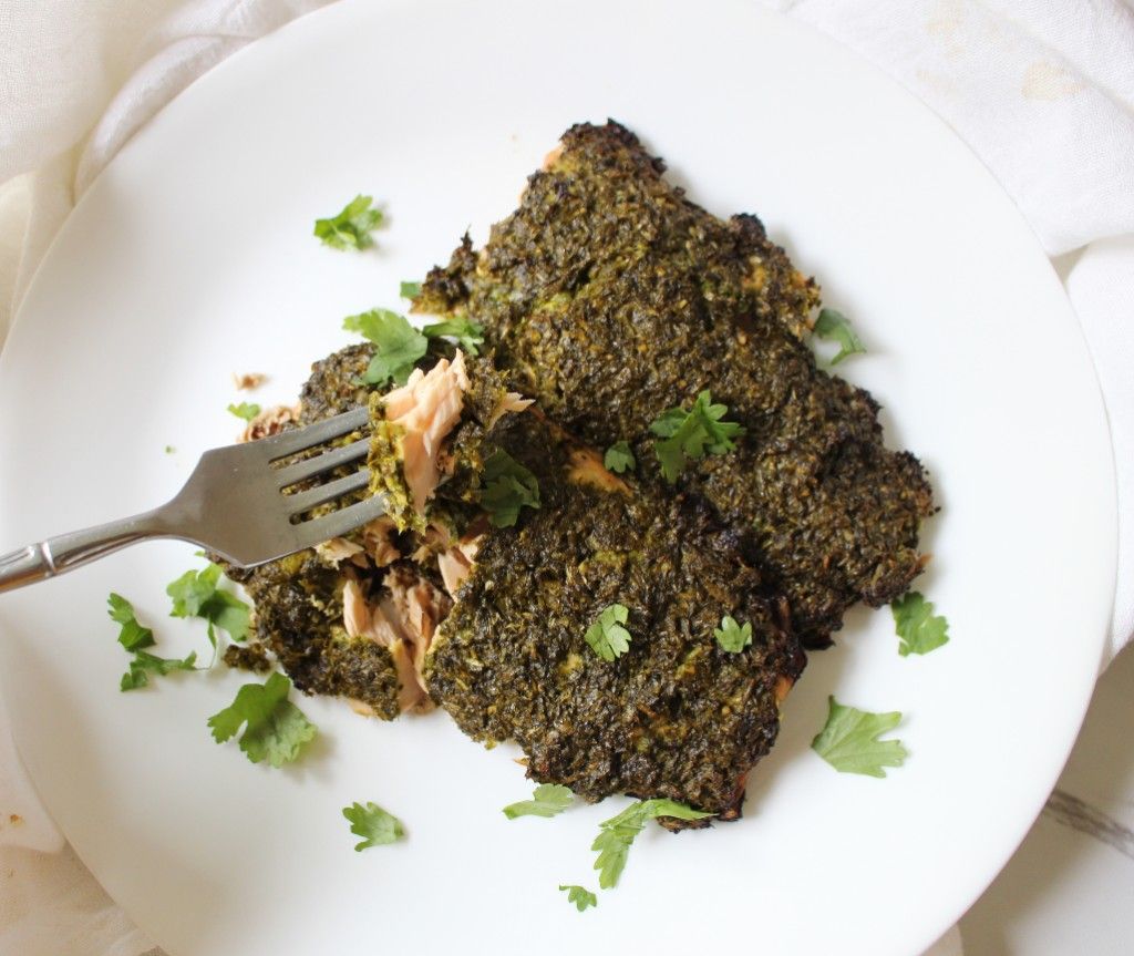 Keto Chimichurri Salmon