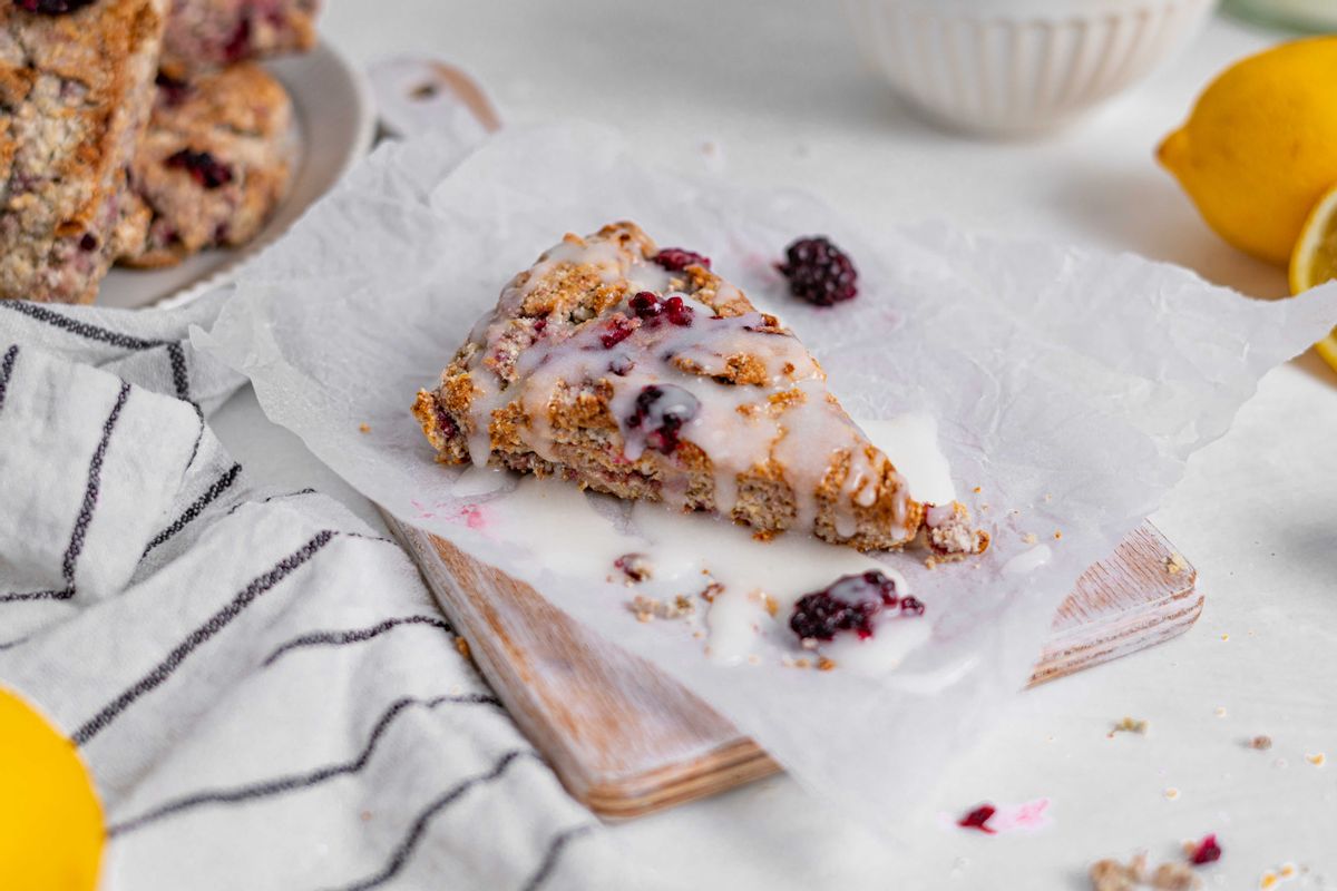 Keto Blackberry Scones