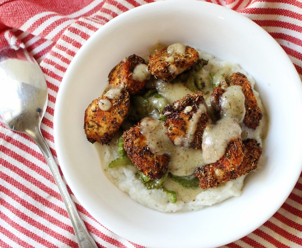 Low Carb Copycat Popcorn Chicken Bowl