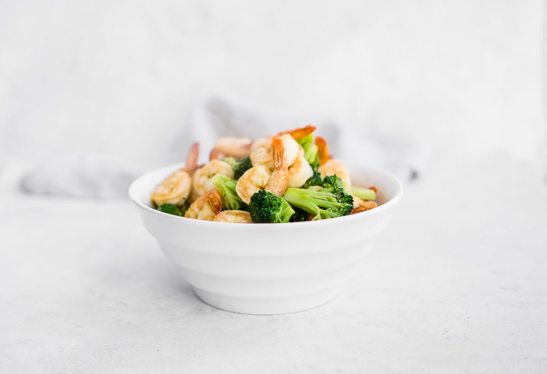 Low Carb Shrimp and Broccoli