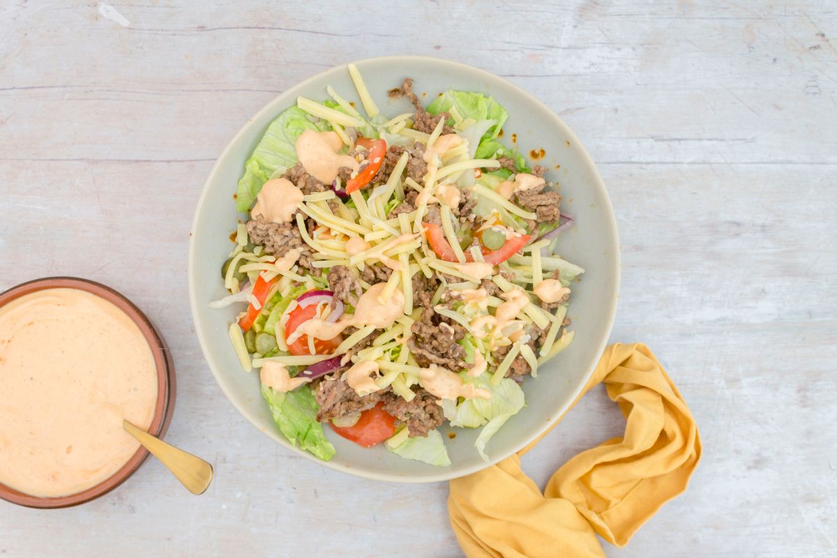 Low Carb Big Mac Salad