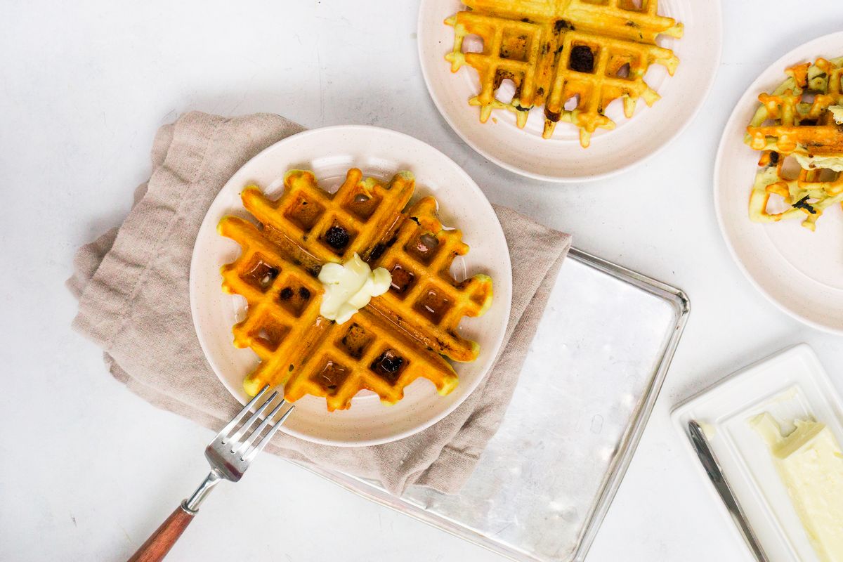 Low Carb Chocolate Chip Chaffles