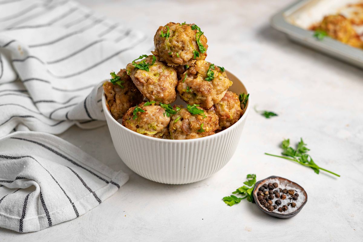 Animal Based Chicken Zucchini Meatballs