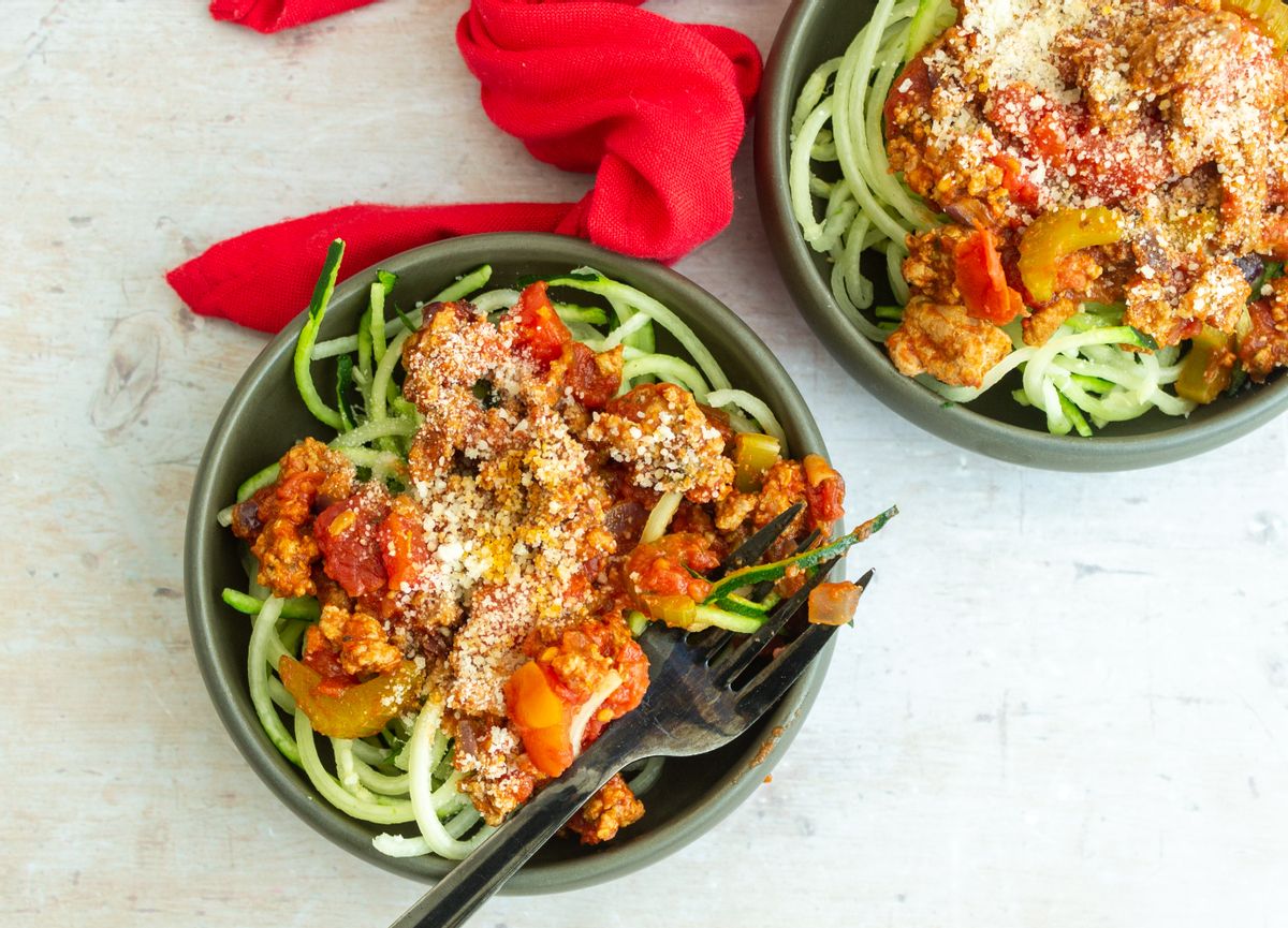 Low Carb Turkey Bolognese