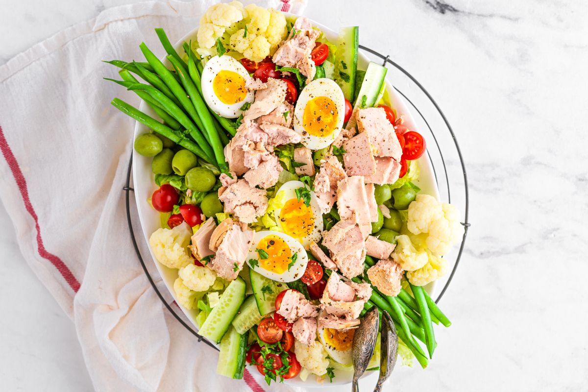 Keto Tuna Nicoise Salad