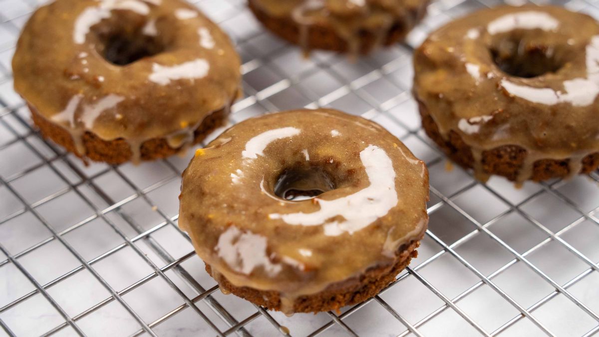 Keto Donuts with Brown Butter Glaze - All Day I Dream About Food