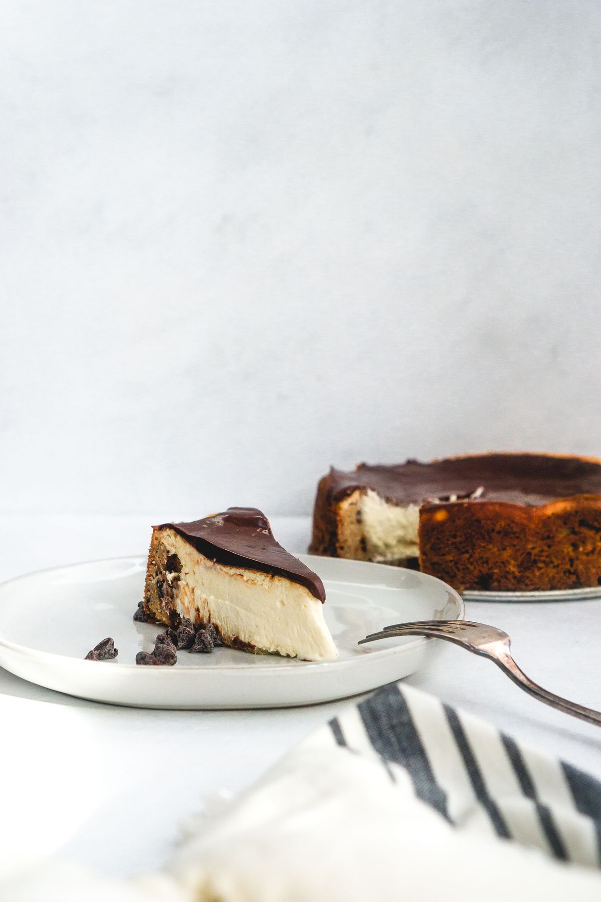 Keto Cookie Dough Cheesecake