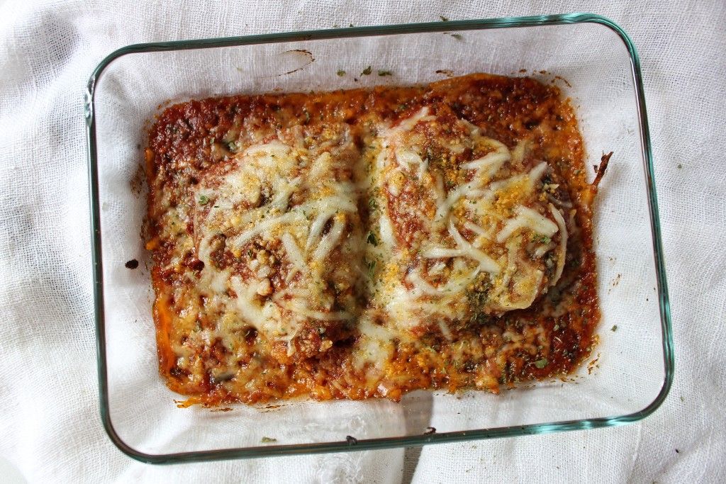 Keto Lighter Chicken Parm