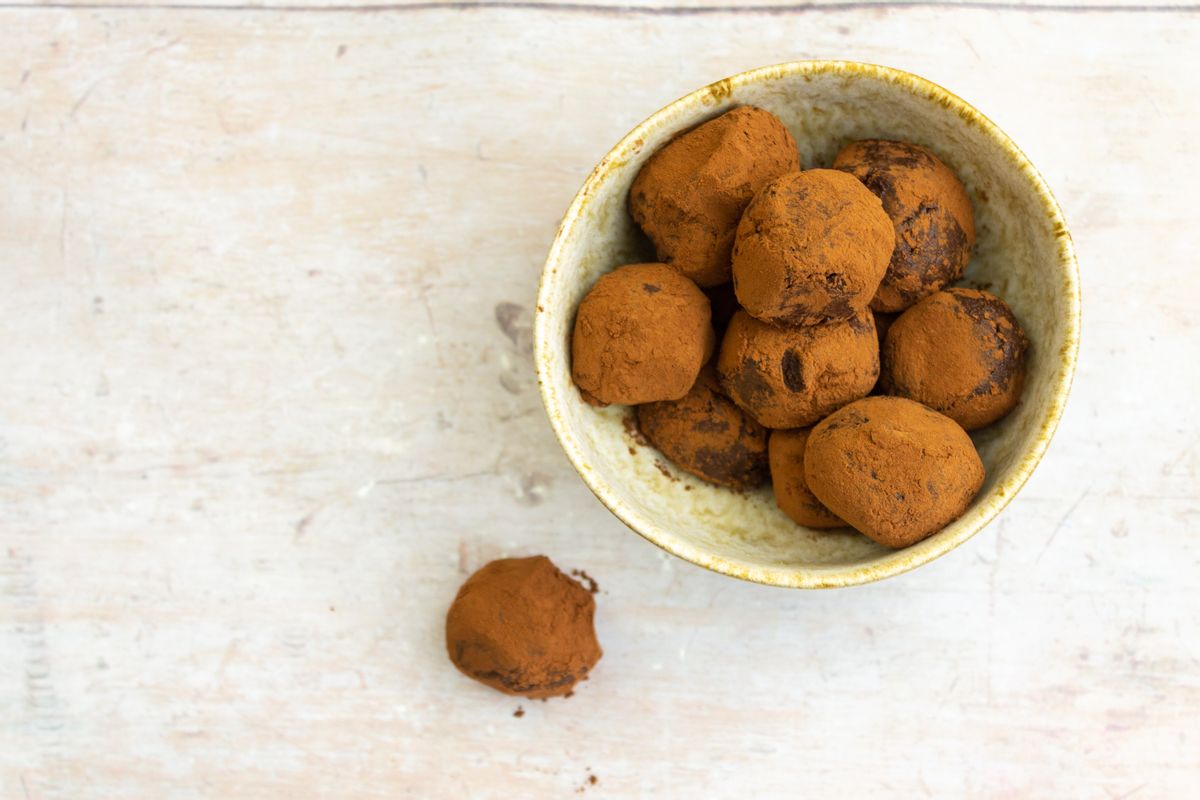 Keto New Years Rum Truffles