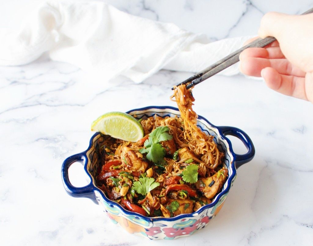 Low Carb Chicken Pad Thai