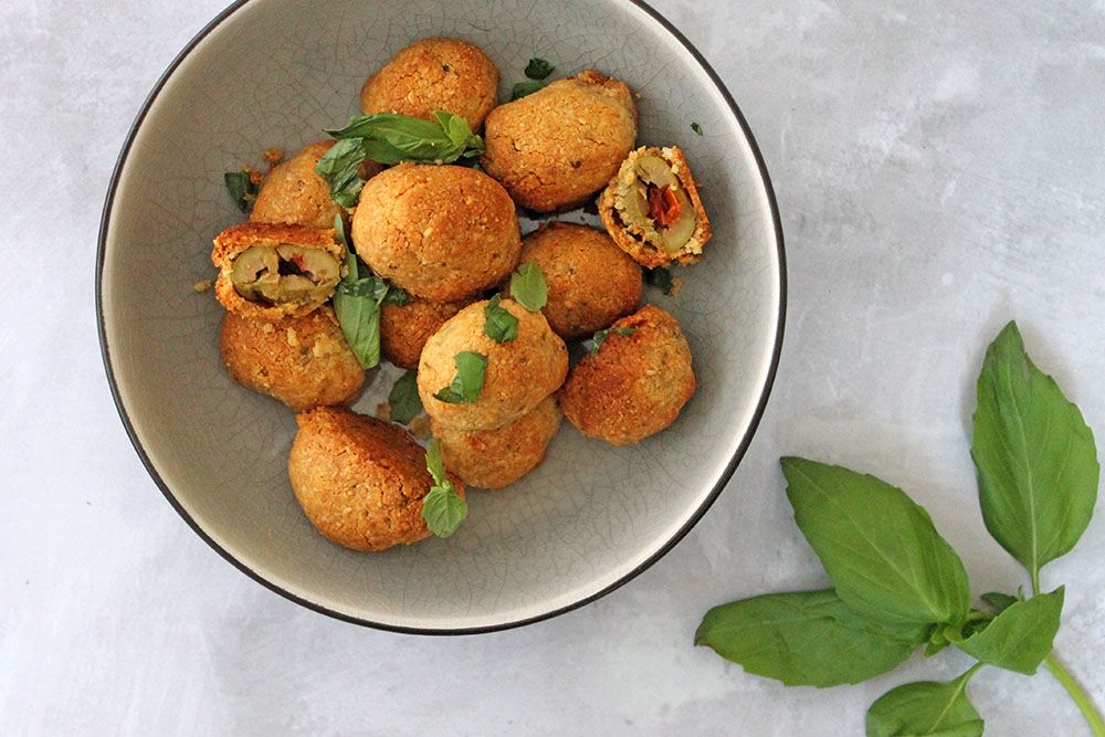 Keto Dough Baked Stuffed Olives