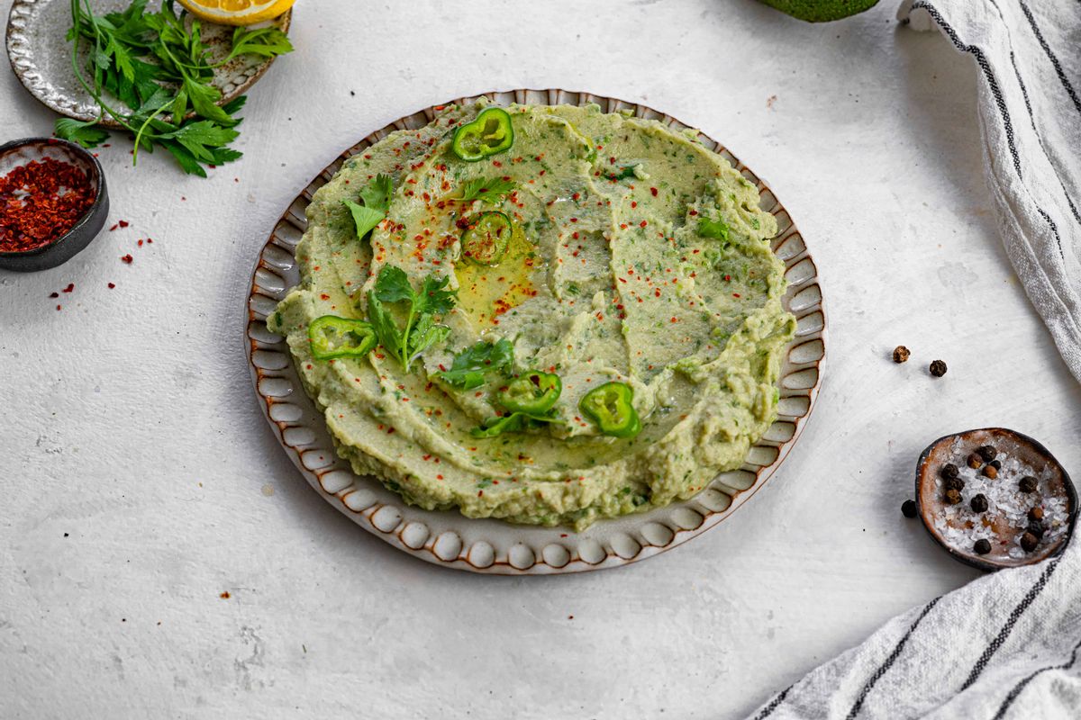 Keto Cilantro Jalapeno Keto Hummus without Tahini