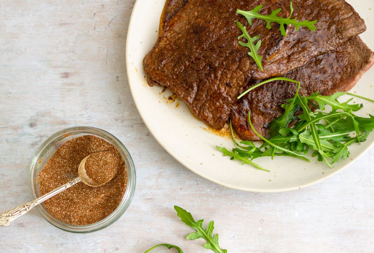 Keto Coffee Rubbed Minute Steaks