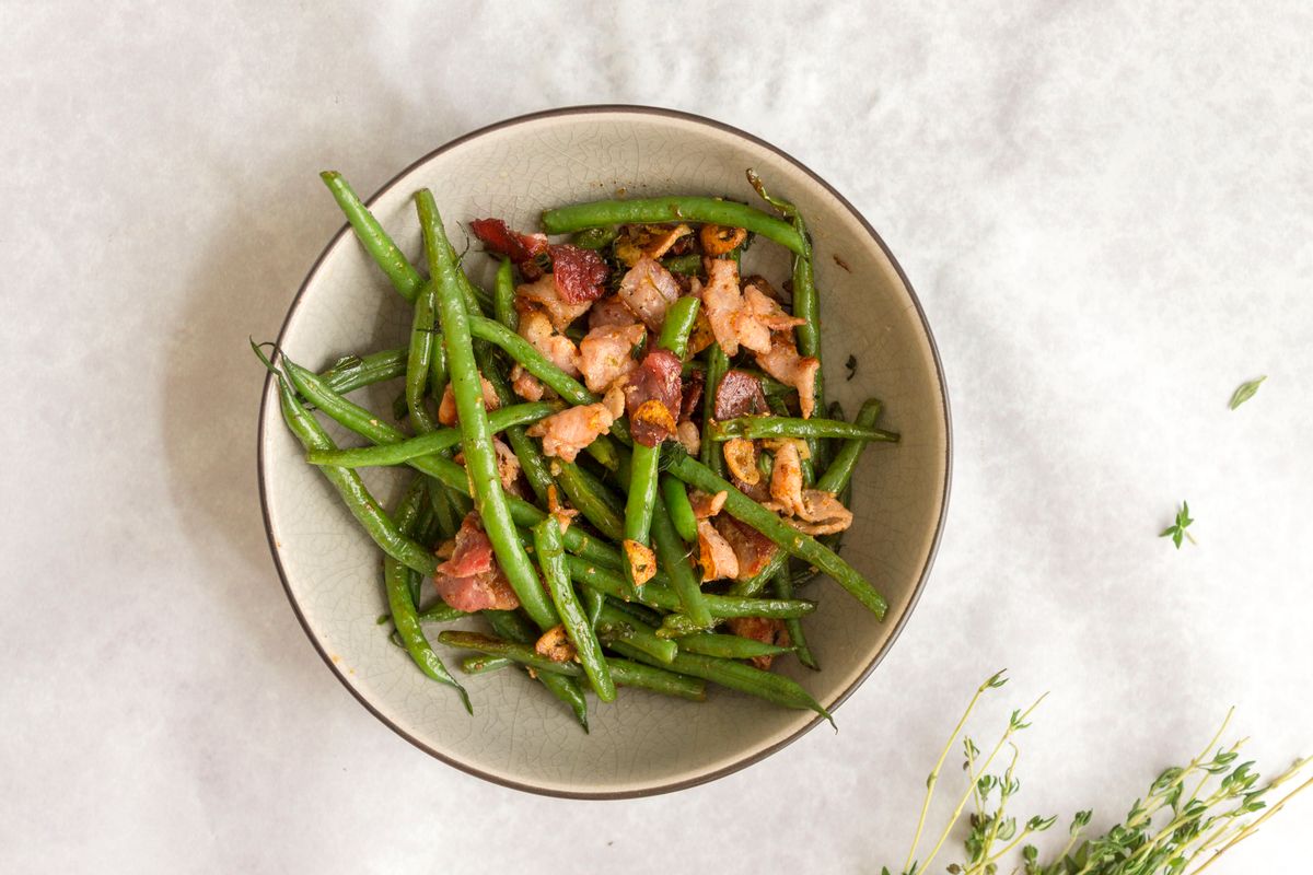 Keto Green Beans and Bacon