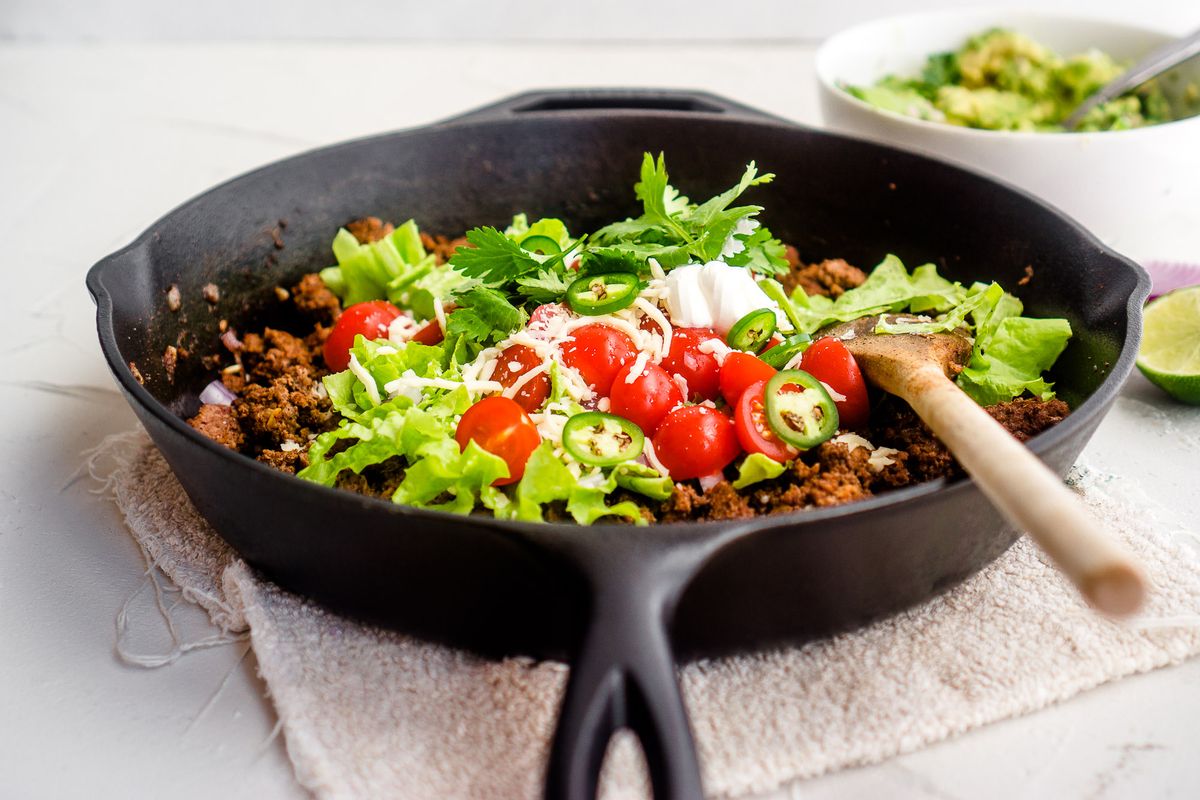 Keto Mexican Ground Beef Skillet | Carb Manager