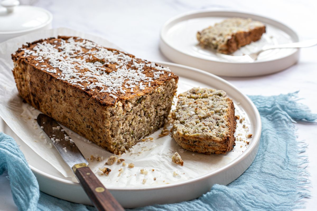 Keto Vegan Zucchini Bread With Coconut and Lime 