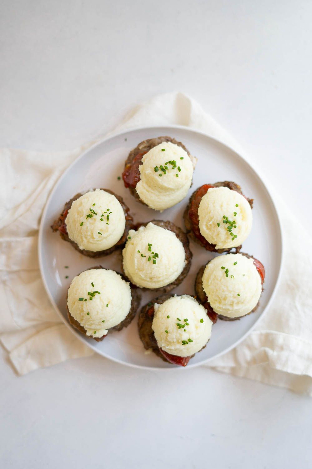 Keto Mini Meatloaves With Mashed Cauliflower