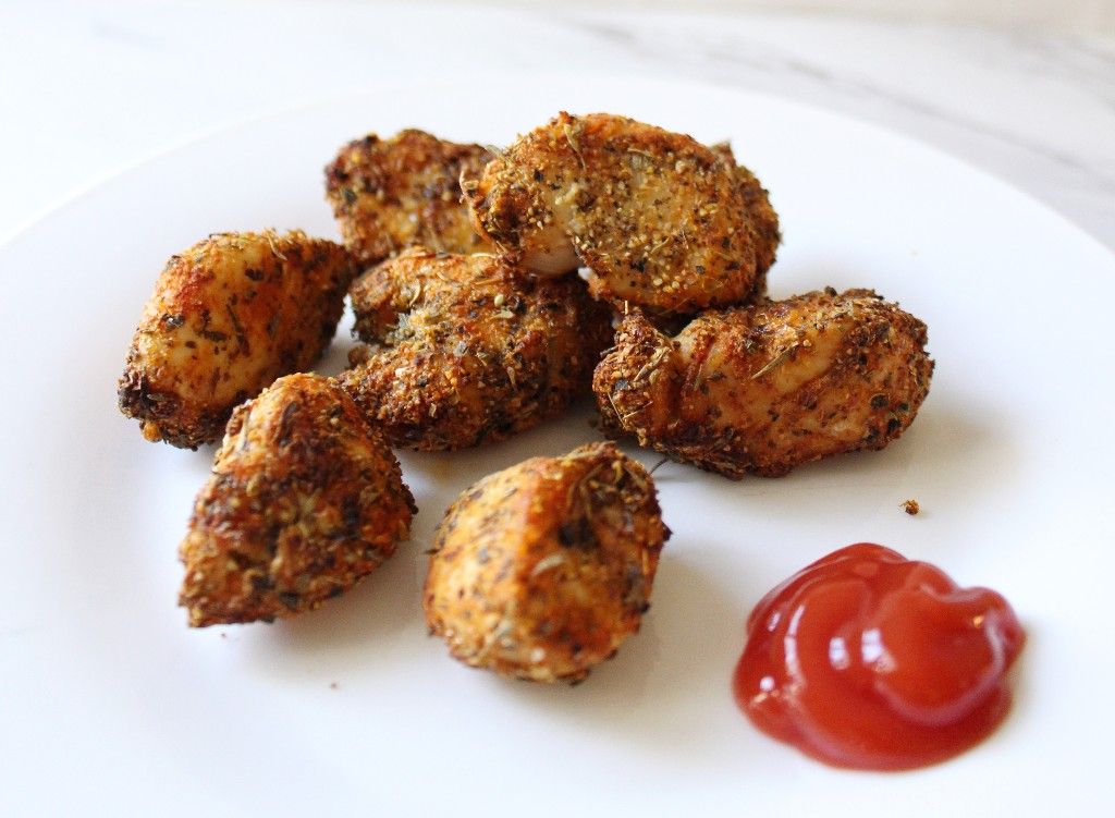 Keto Air Fryer Skinny Popcorn Chicken