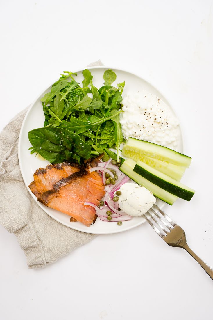 Keto Salmon Lox Plate