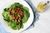 Keto Vegan Spinach Salad with Greek Dressing