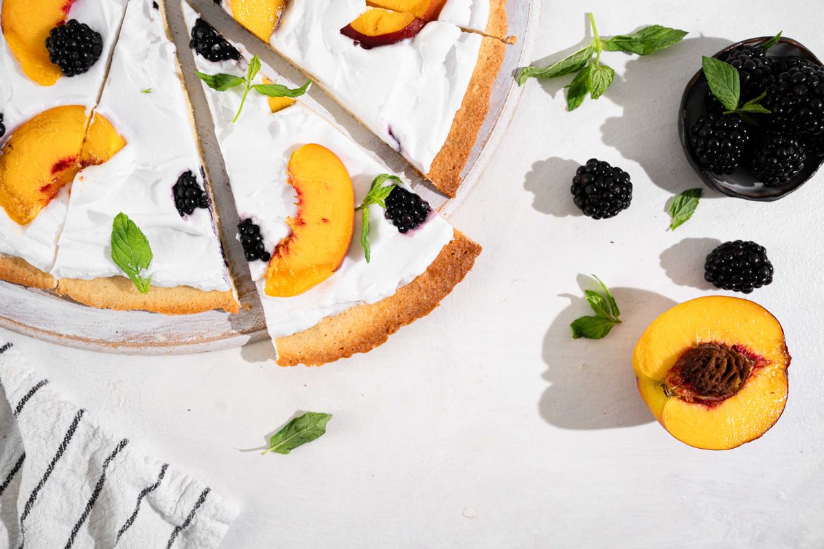 Keto "Fruit Pizza" Cookie