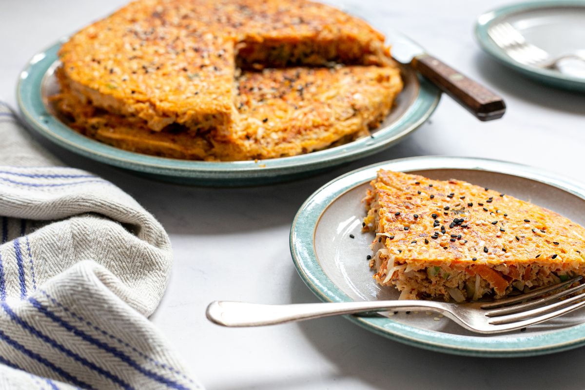 Easy Low FODMAP Kimchi Pancake