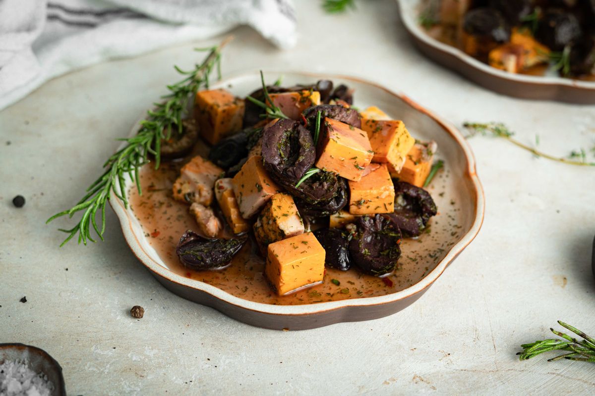 New Year’s Keto Marinated Cheese and Olives Appetizer