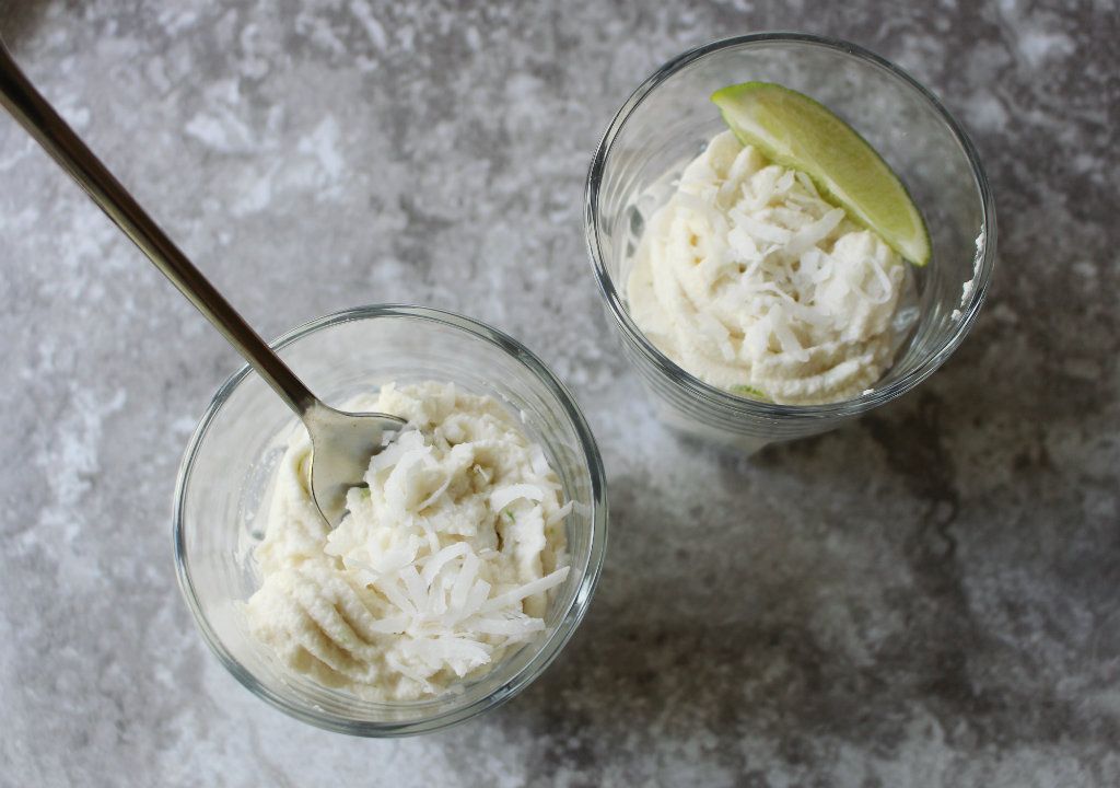 Low Carb Coconut Cream and Lime Mousse