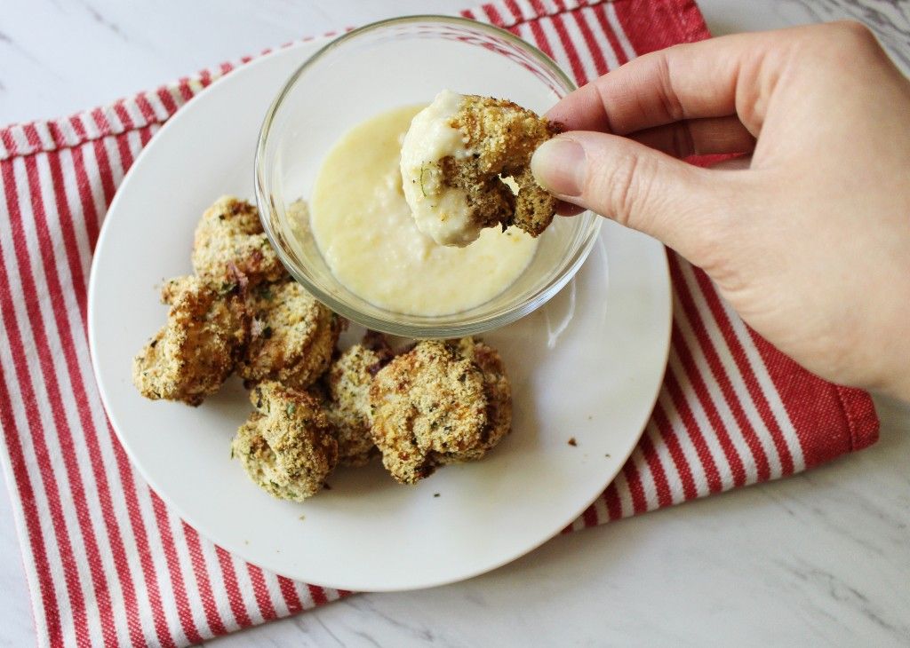 Keto Air Fryer Alfredo Shrimp